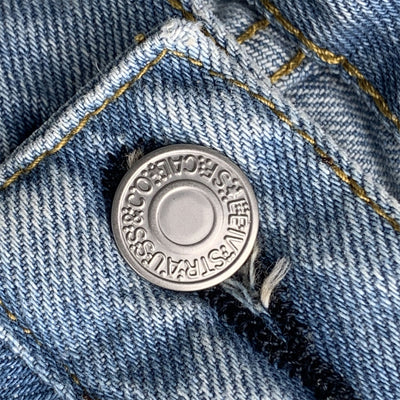 Levi's x Denim Tears The Cotton Wreath Print Straight Leg Jeans