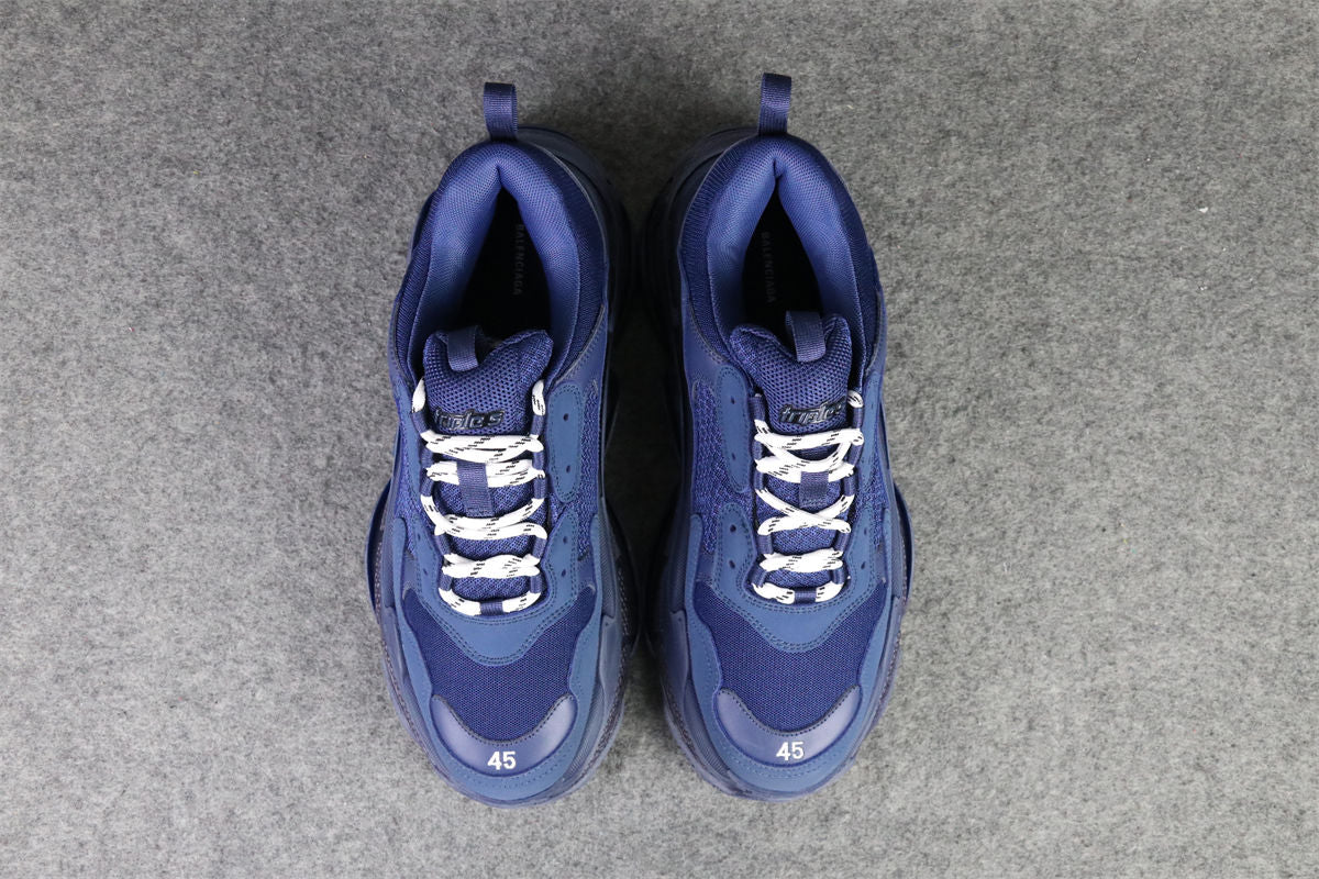 Wmns Triple S 'Clear Sole - Navy'