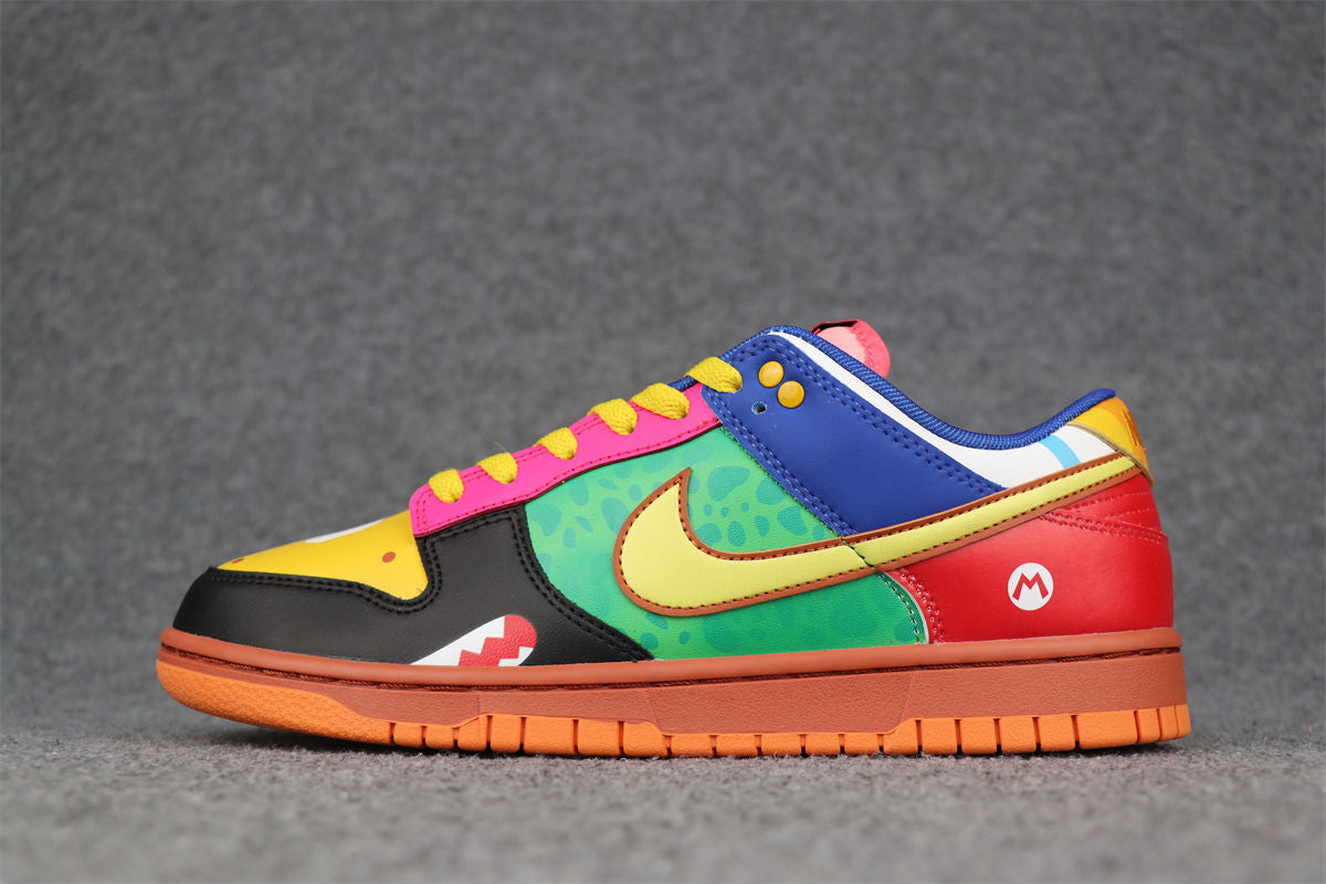 (CUSTOM) Nike Dunk Low "What the Super Mario"
