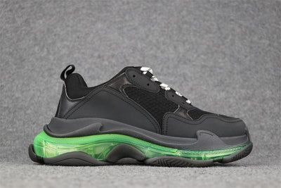 Wmns Triple S 'Black Yellow Fluo'
