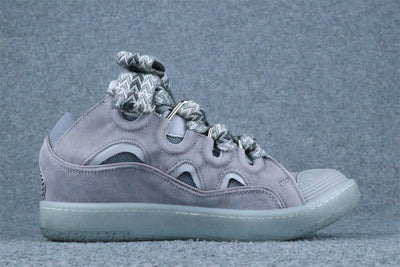 Lanvin Curb Sneakers 'Speckled Effect - Light Grey'