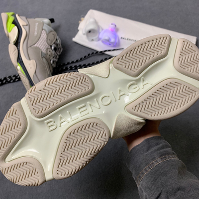 Triple S Sneaker 'Grey Neon'
