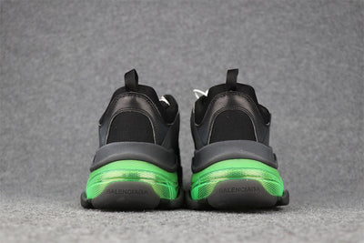 Wmns Triple S 'Black Yellow Fluo'