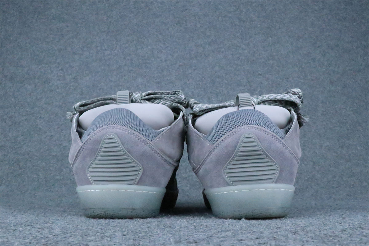 Lanvin Curb Sneakers 'Speckled Effect - Light Grey'
