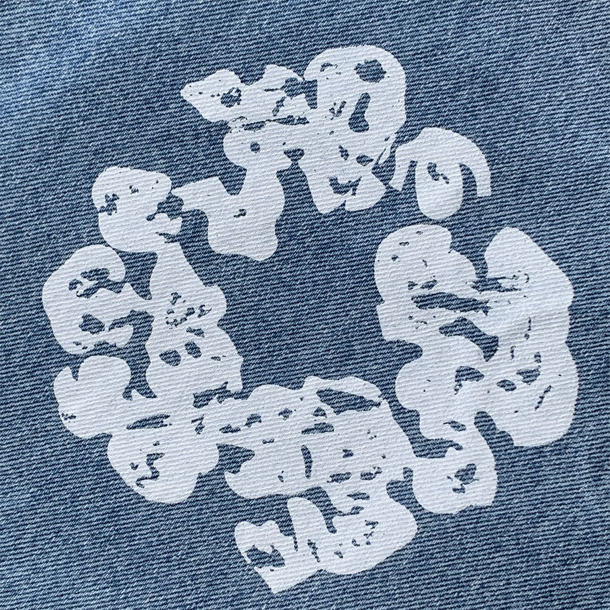 Levi's x Denim Tears The Cotton Wreath Print Straight Leg Jeans