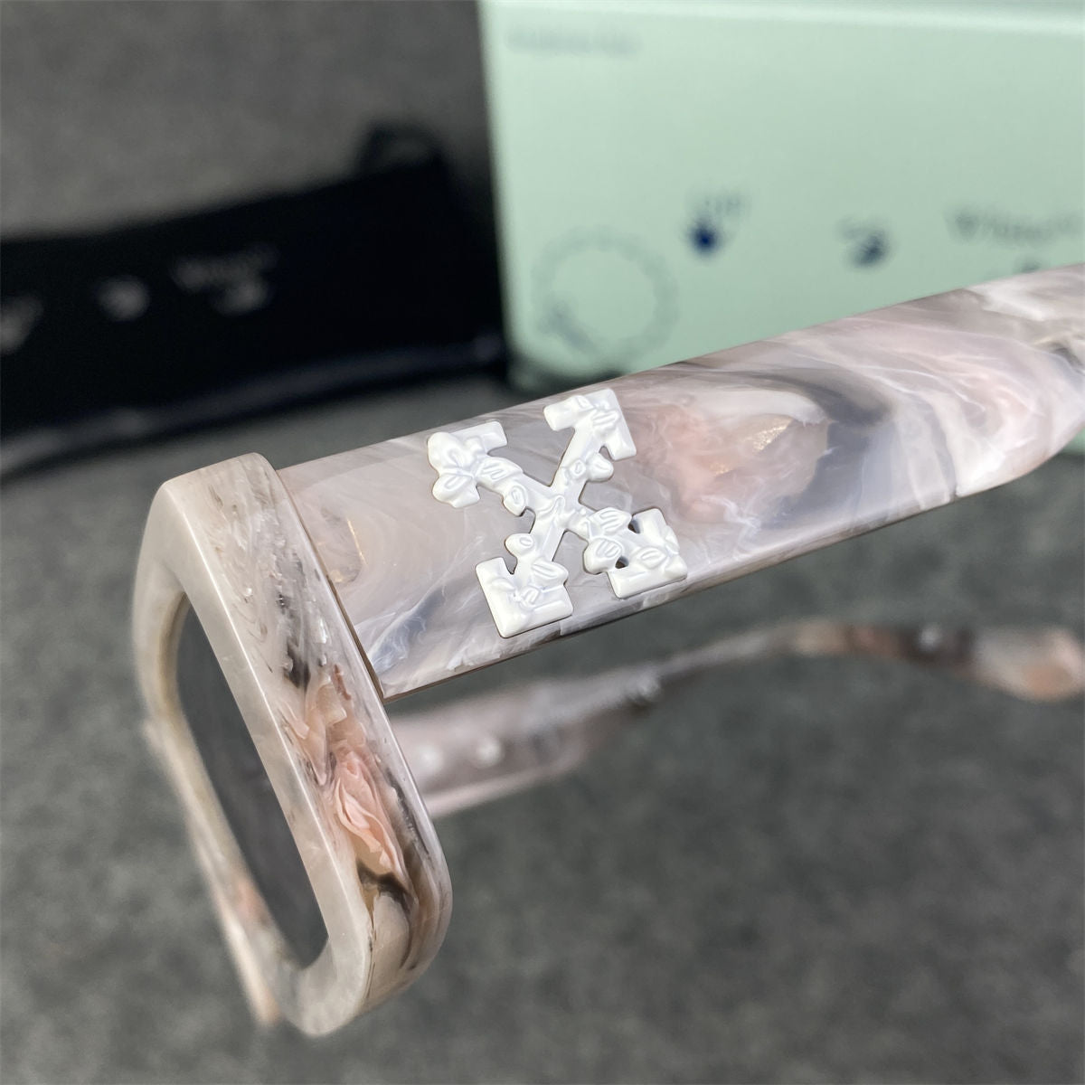 Off-White Light Grey Sunglasses