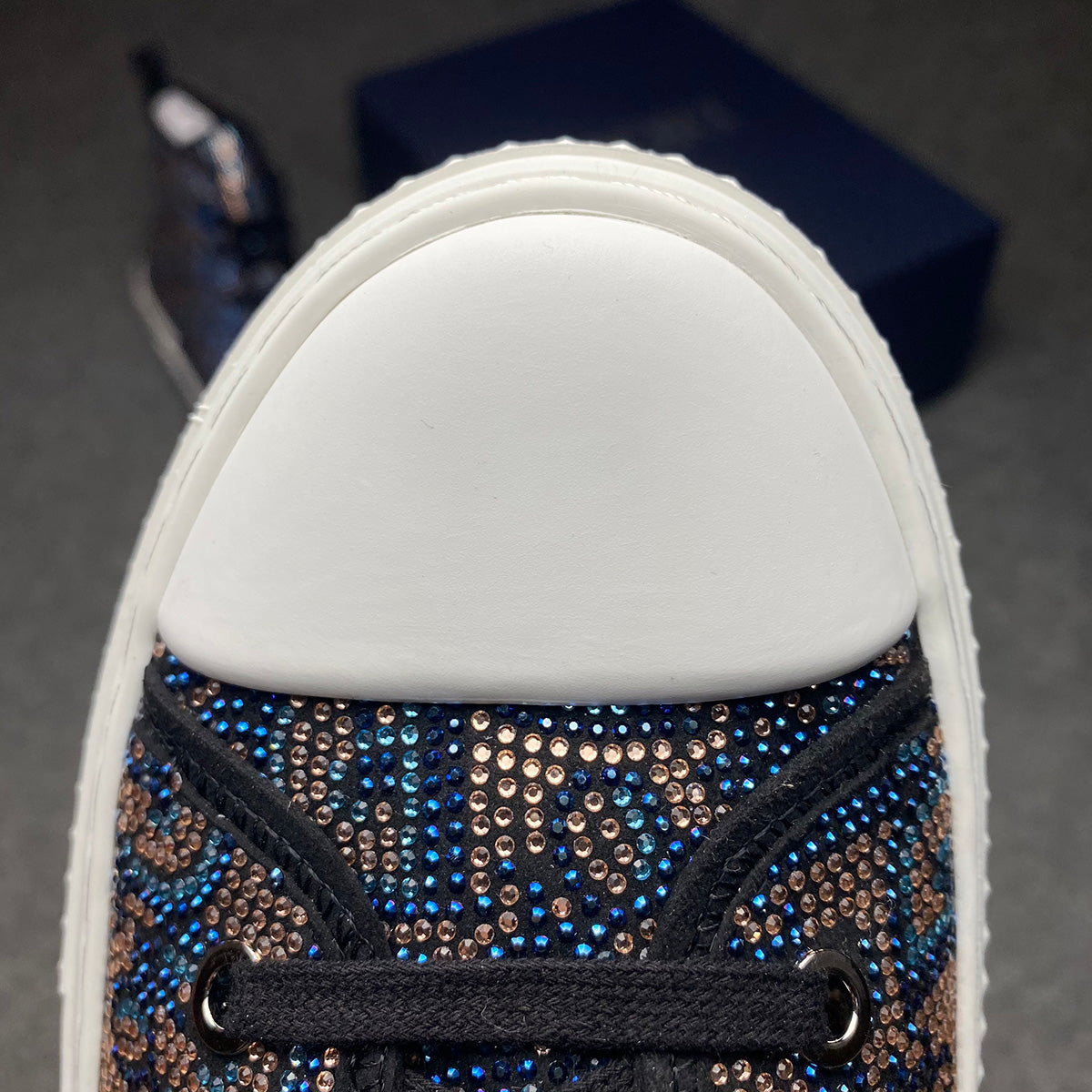 B23 High 'Oblique Strass - Blue'