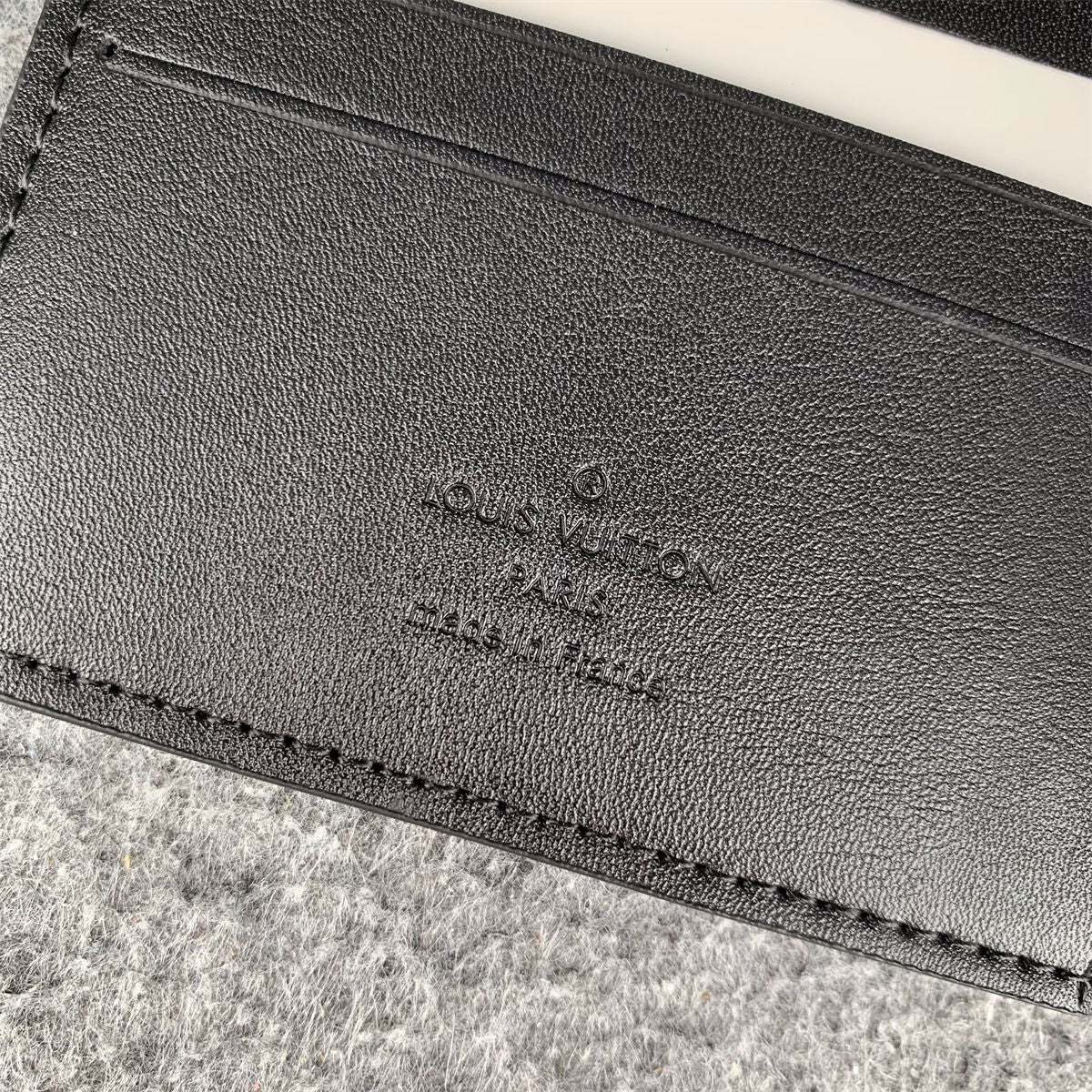 MULTIPLE WALLET MONOGRAM 'SHADOW BLACK'