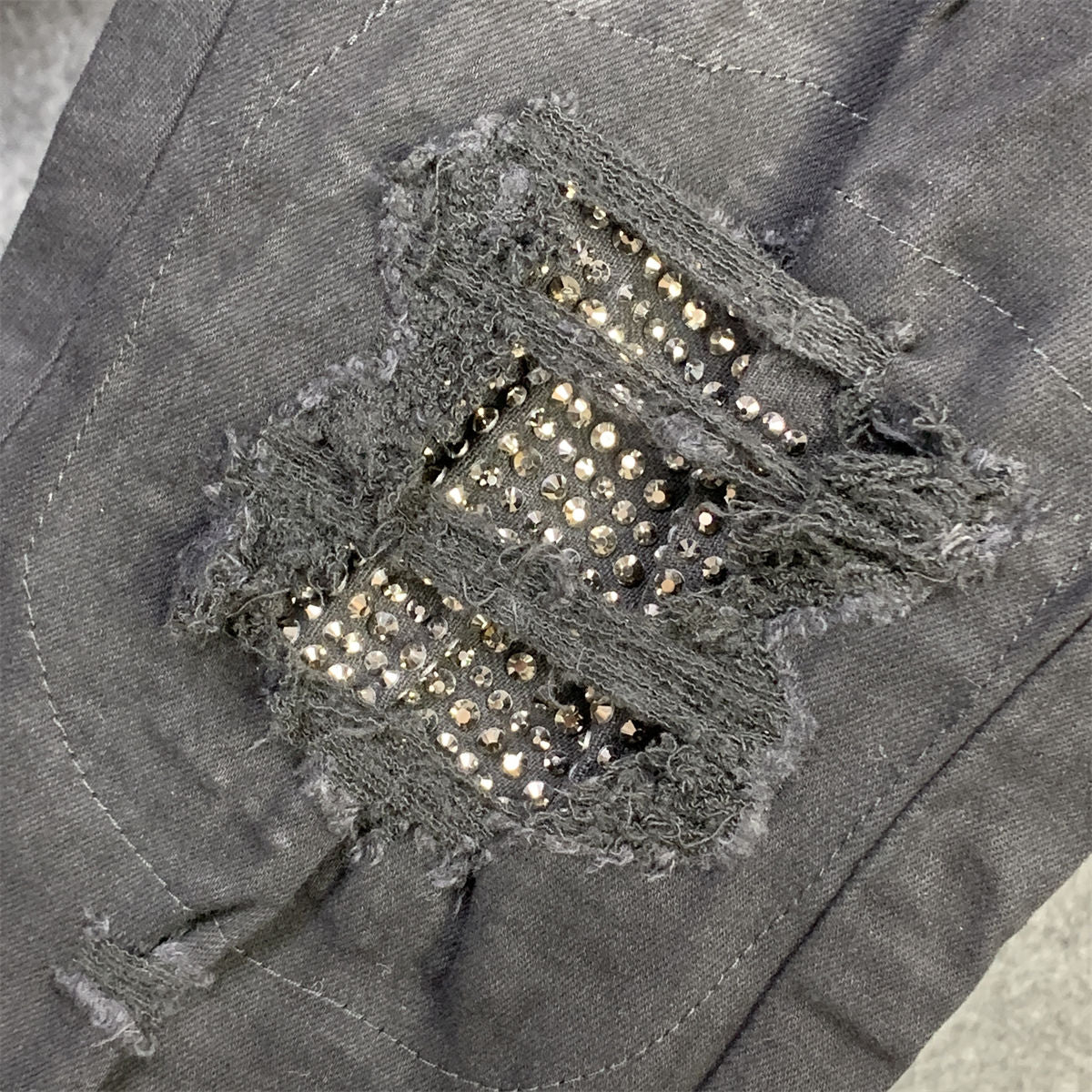 Amiri CRYSTAL MX1 JEAN 'Black'