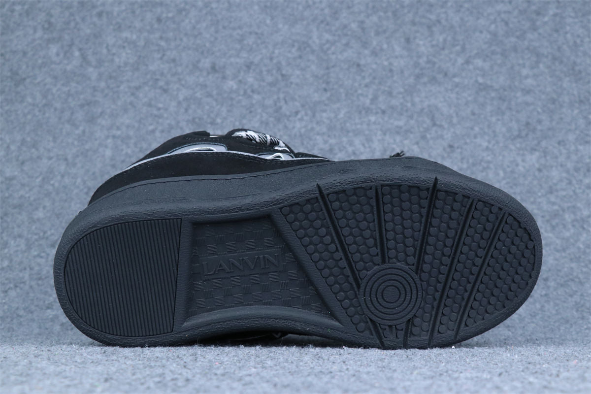 Lanvin Curb Sneakers 'Black Grey'