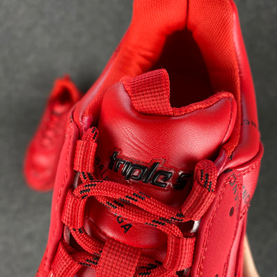 Triple S 'Allover Logo - Red'