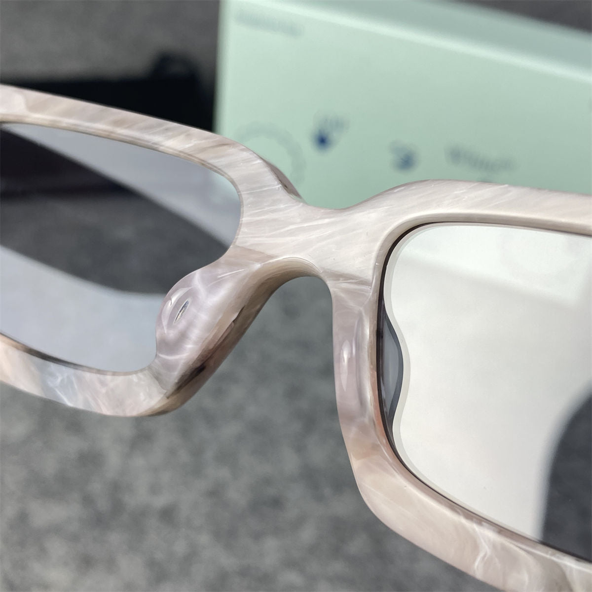 Off-White Light Grey Sunglasses