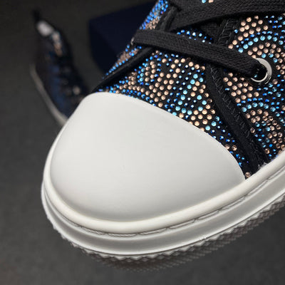 B23 High 'Oblique Strass - Blue'