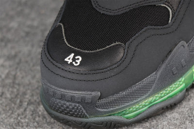 Wmns Triple S 'Black Yellow Fluo'
