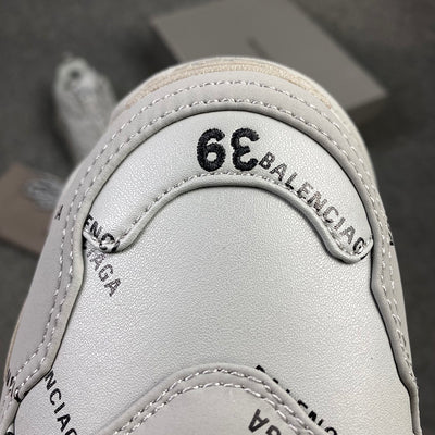 Triple S 'Allover Logo - Grey'