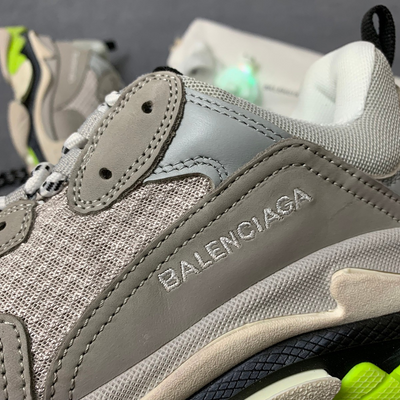 Triple S Sneaker 'Grey Neon'