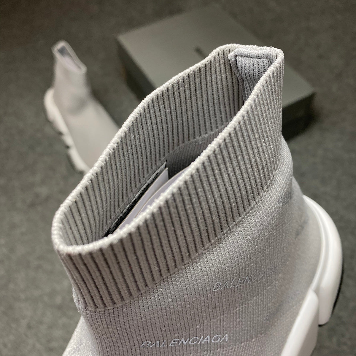 Speed Trainer Mid 'Allover Logo - 'Grey'