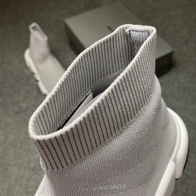 Speed Trainer Mid 'Allover Logo - 'Grey'