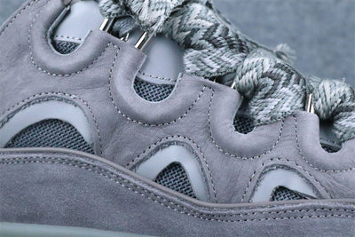Lanvin Curb Sneakers 'Speckled Effect - Light Grey'