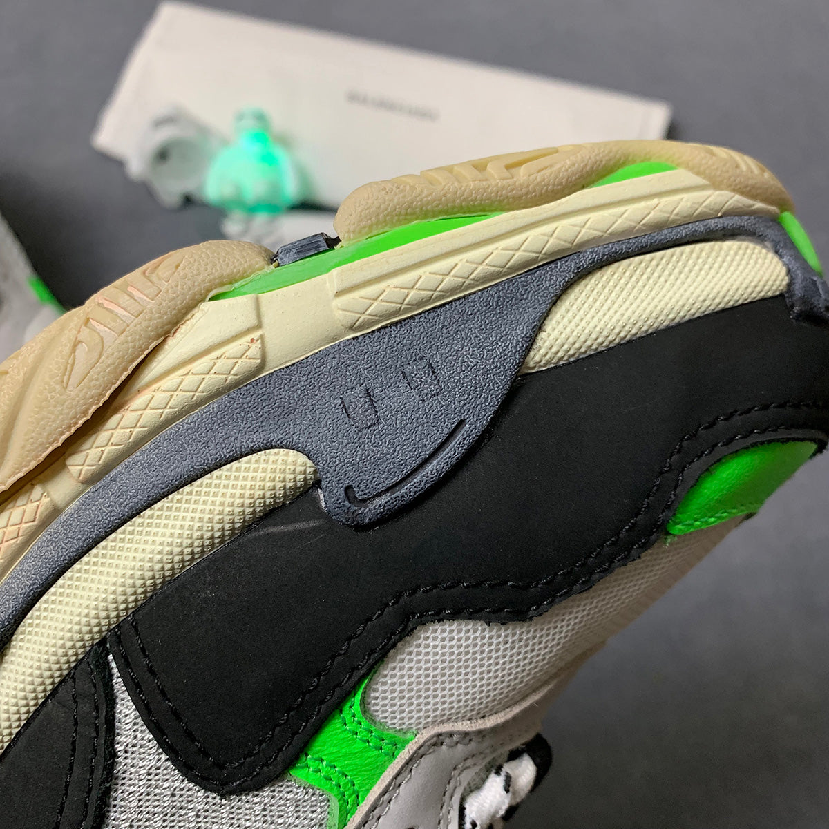 Triple S Sneaker 'Green Black'