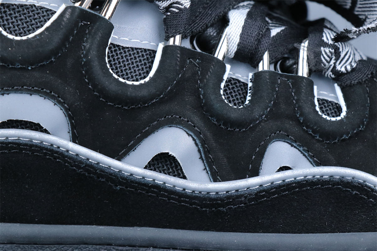 Lanvin Curb Sneakers 'Black Grey'
