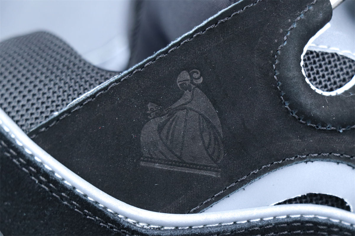 Lanvin Curb Sneakers 'Black Grey'