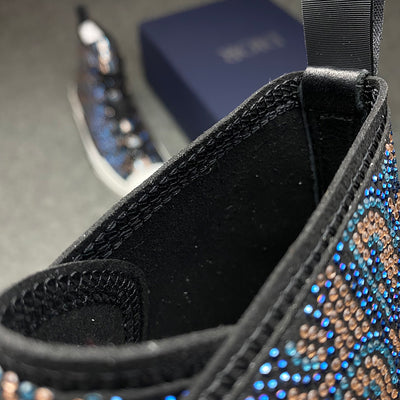 B23 High 'Oblique Strass - Blue'