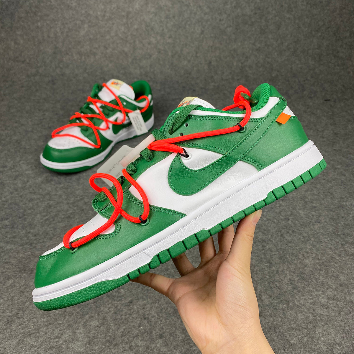 Off-White x Dunk Low 'Pine Green'