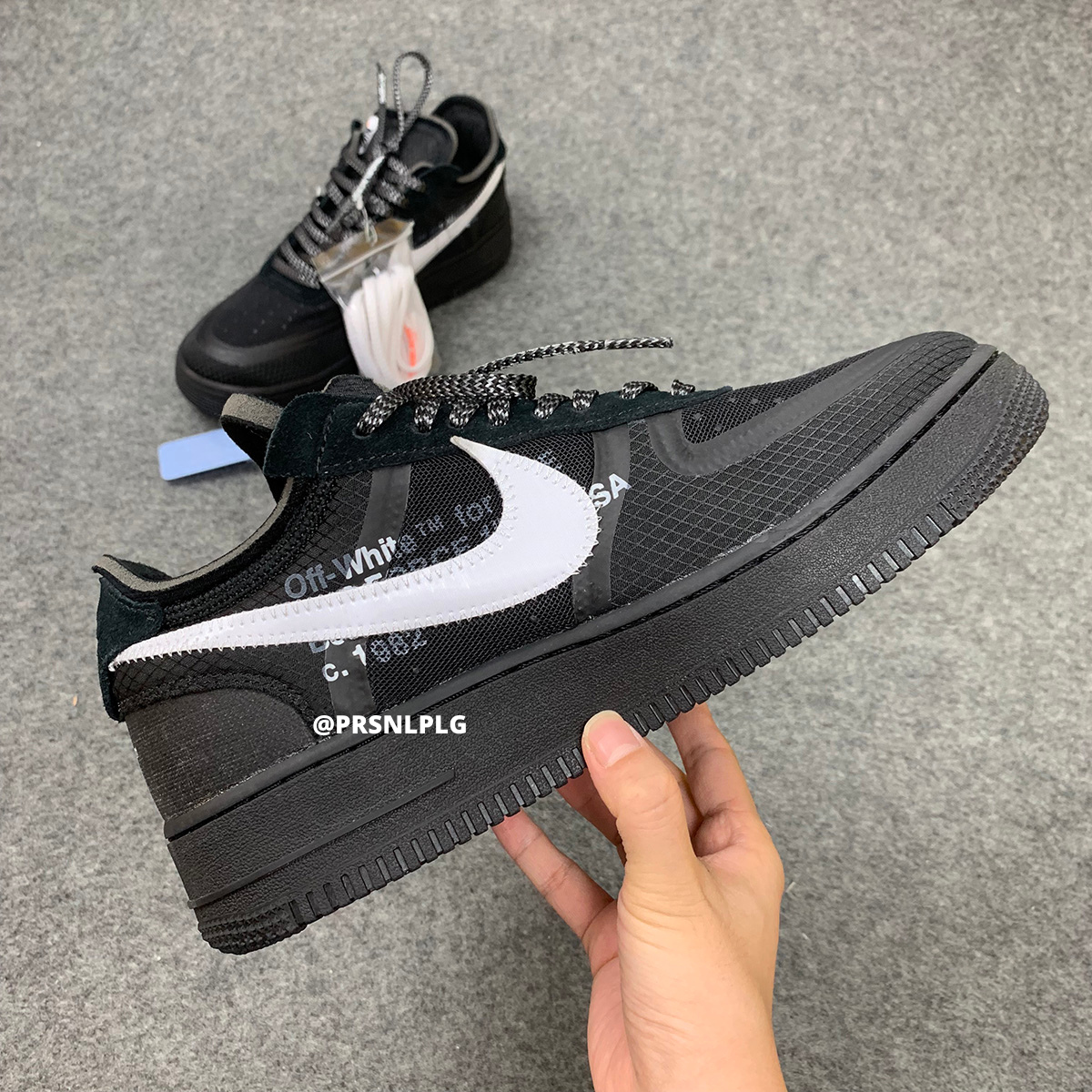 Off-White x Air Force 1 Low « Noir »