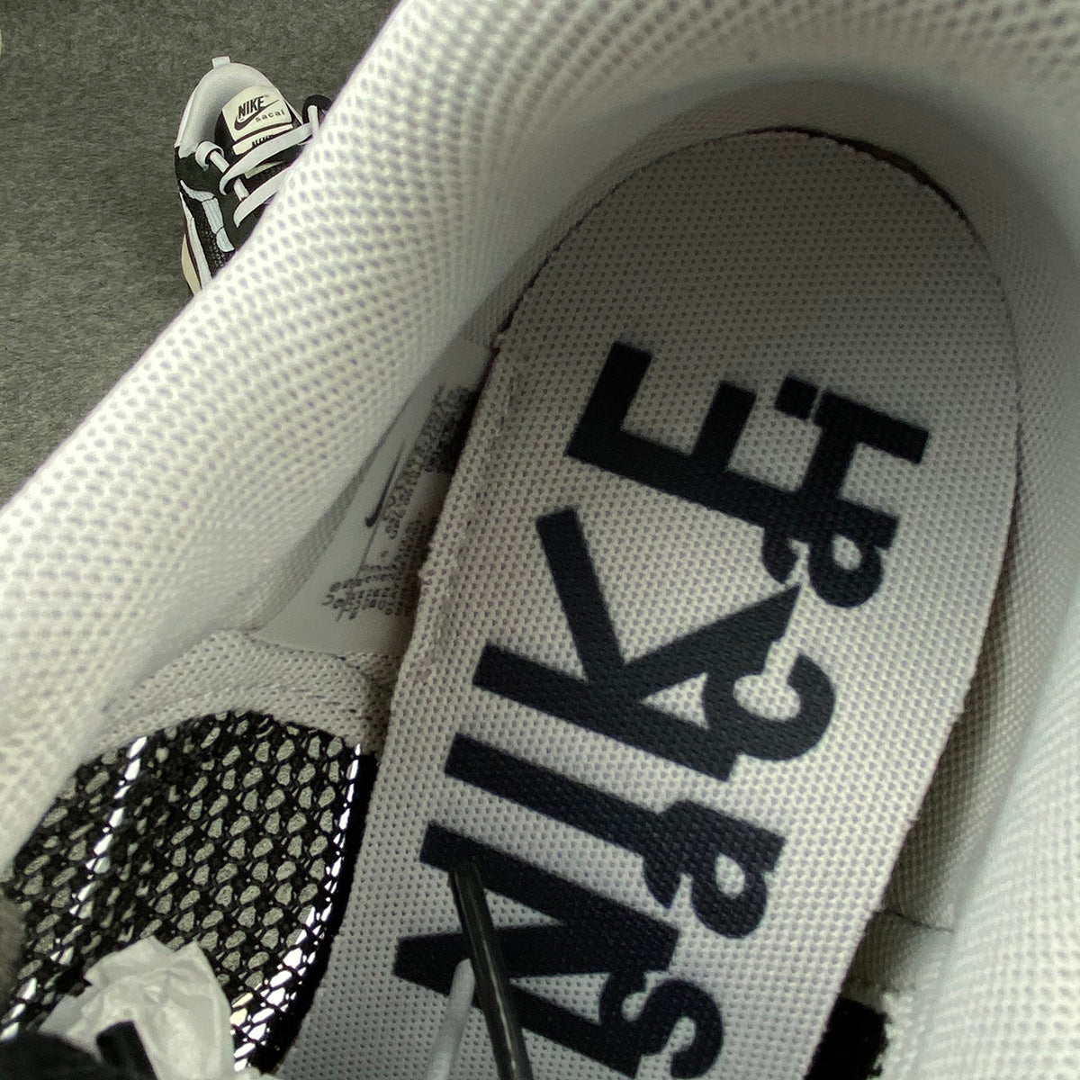 Sacai x VaporWaffle 'Noir Blanc'