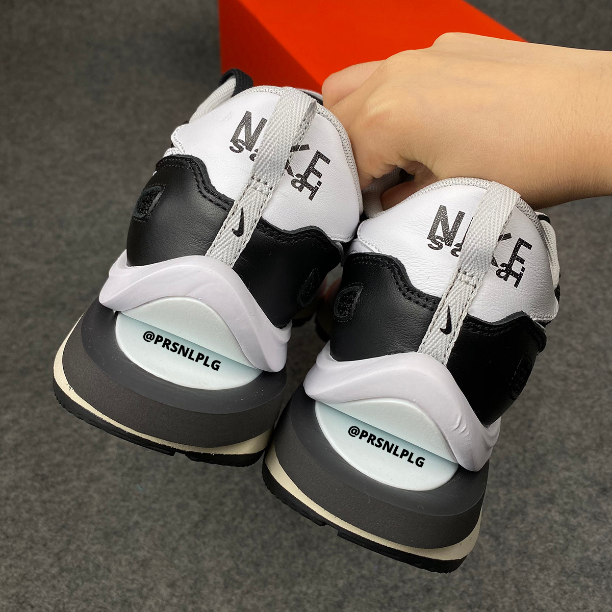 Sacai x VaporWaffle 'Noir Blanc'