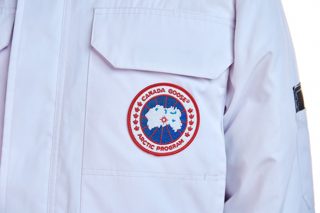 Parka Expédition Canada Goose Blanc