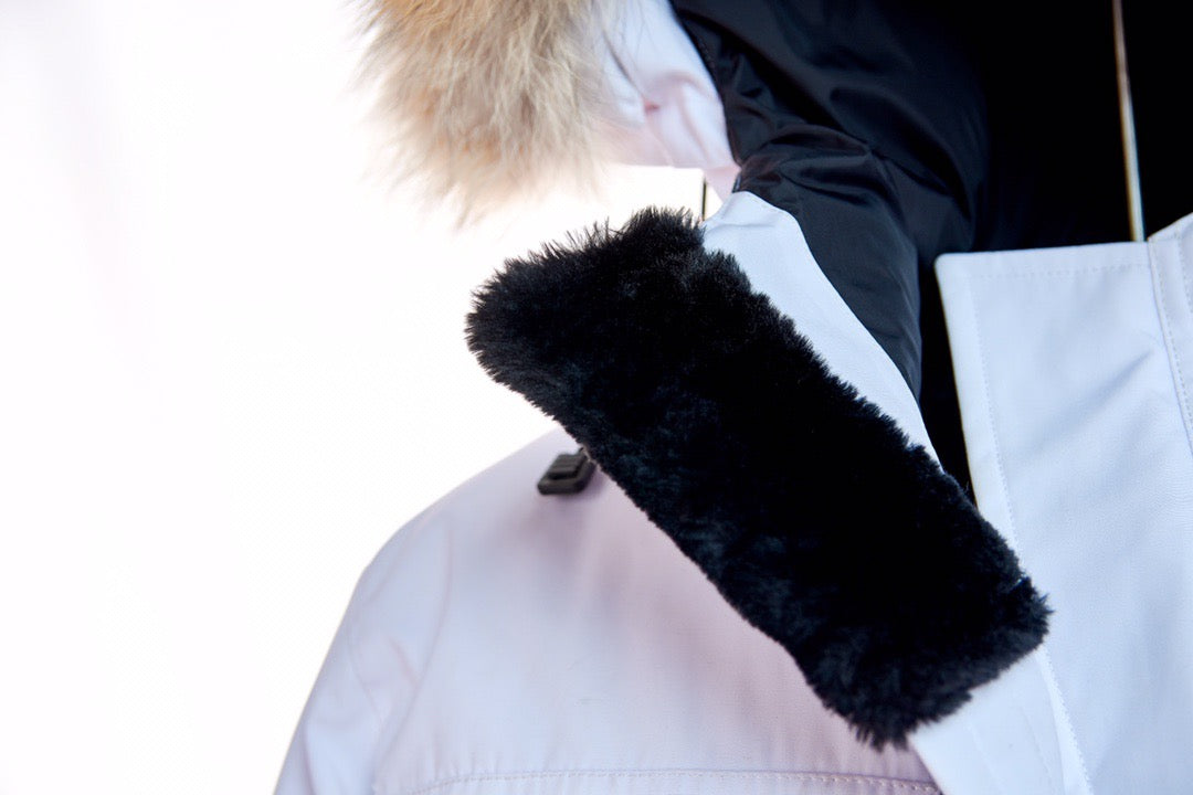 Parka Expédition Canada Goose Blanc