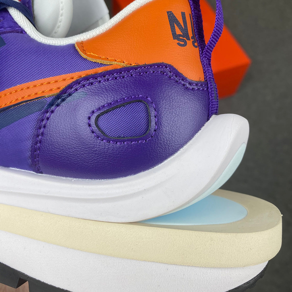 Sacai x VaporWafel 'Dark Iris'