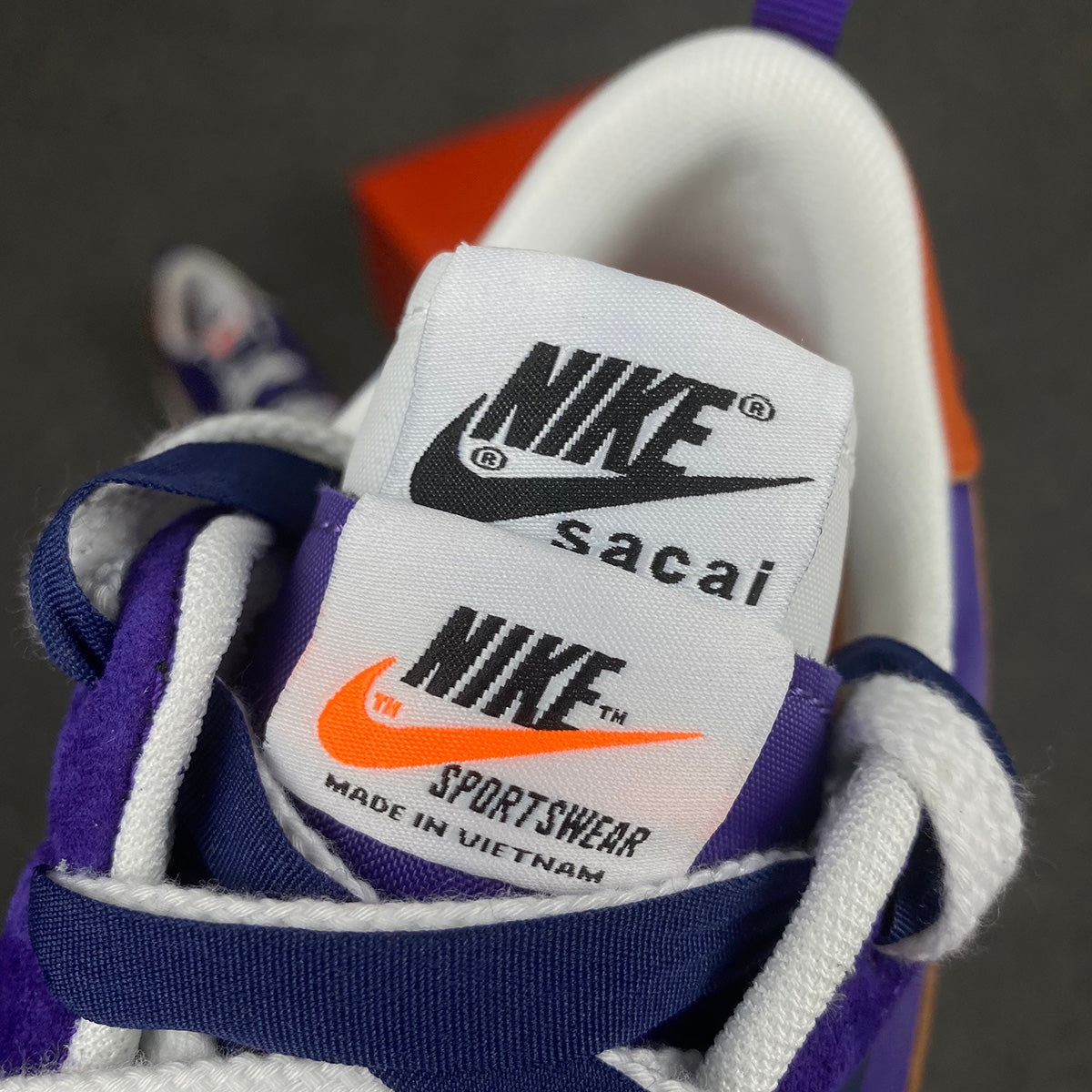 Sacai x VaporWafel 'Dark Iris'