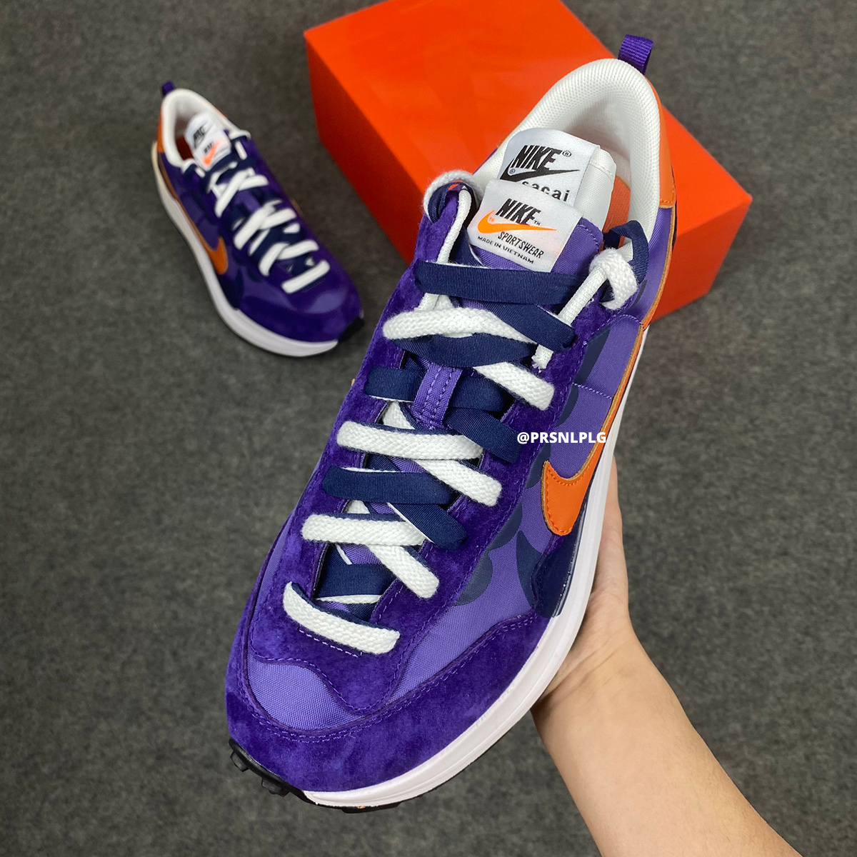 Sacai x VaporWafel 'Dark Iris'