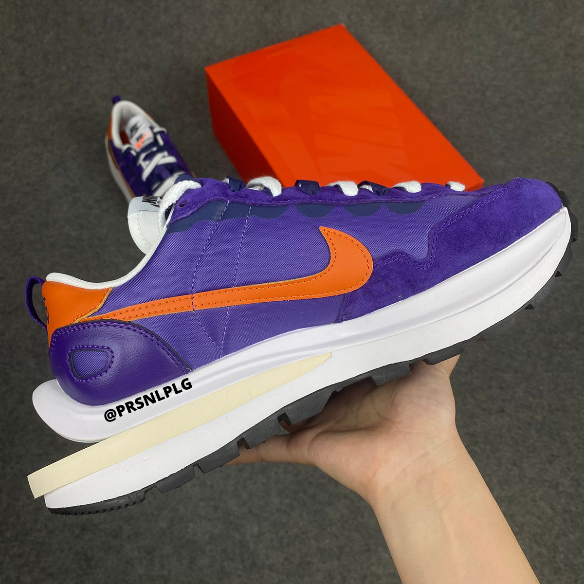 Sacai x VaporWafel 'Dark Iris'