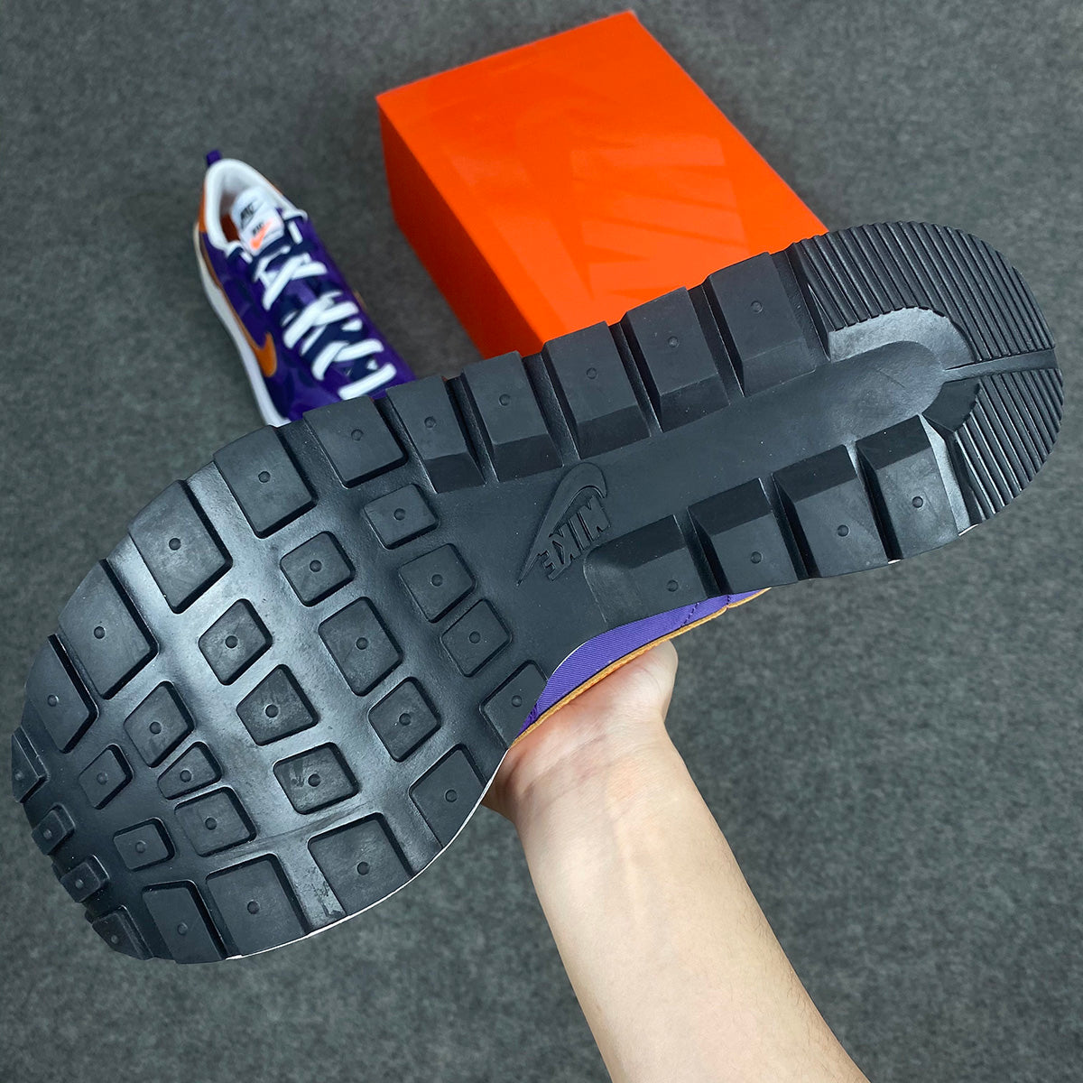Sacai x VaporWafel 'Dark Iris'