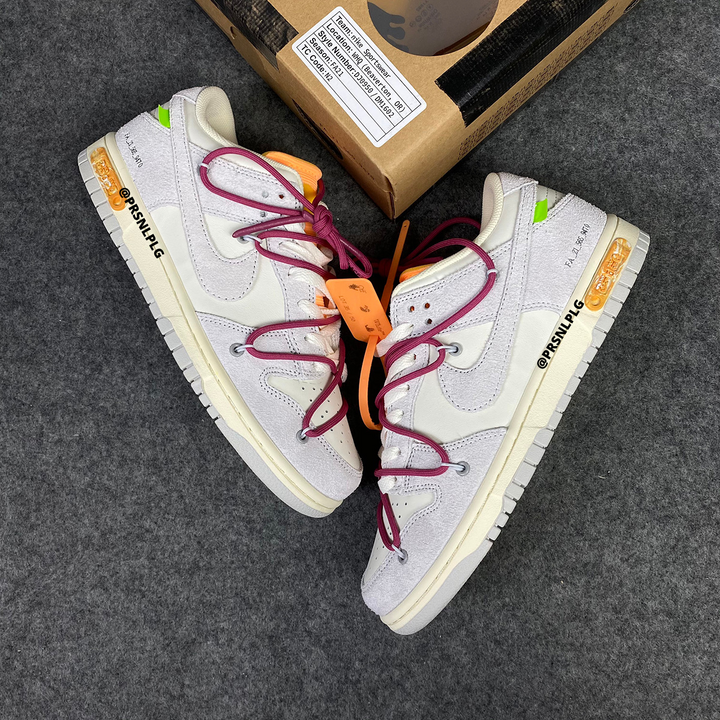 off white dunk numbers