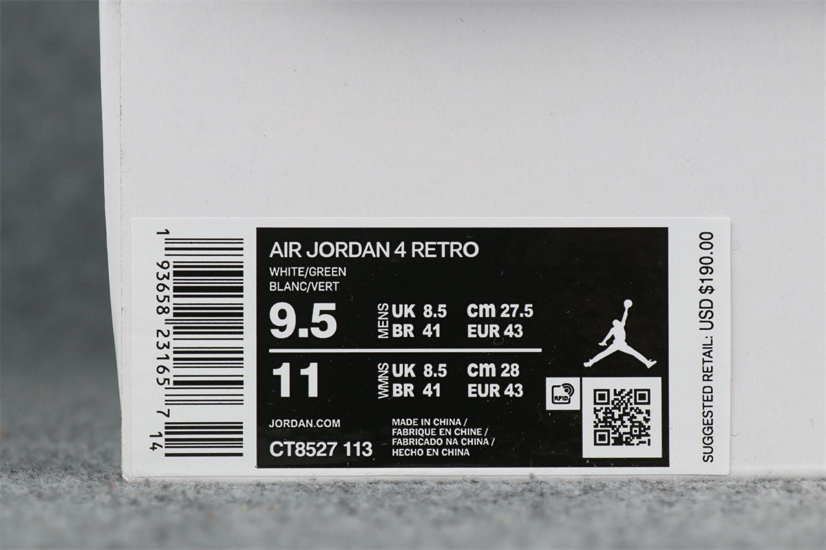 Air Jordan 4 Retro 'Vert Métallique'