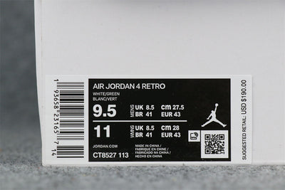 Air Jordan 4 Retro 'Vert Métallique'