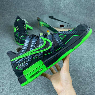 Off-White x Air Rubber Dunk 'Green Strike'