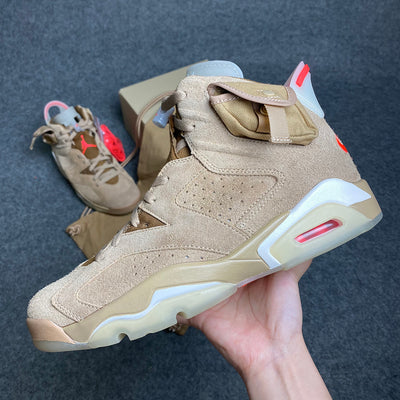 Travis Scott x Air Jordan 6 Retro 'British Khaki'