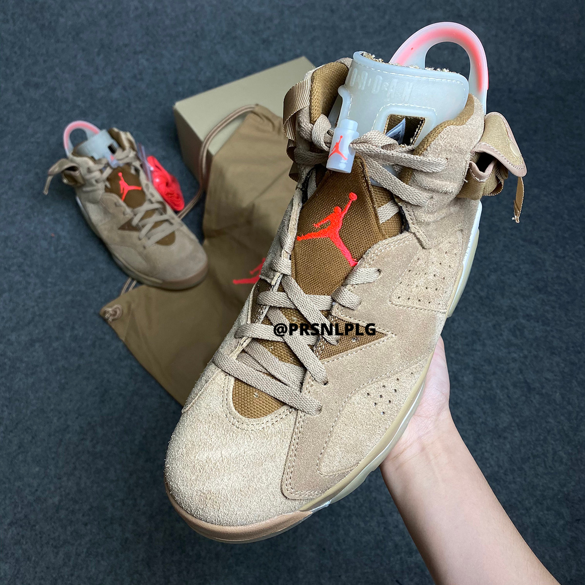 Travis Scott x Air Jordan 6 Retro 'British Khaki'