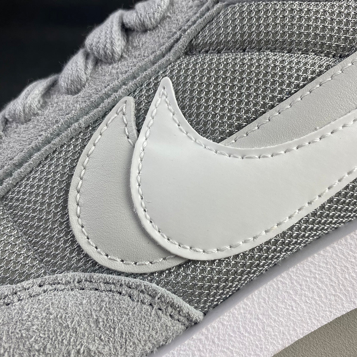 Fragment Design x sacai x LDV Waffle 'Light Smoke Grey'