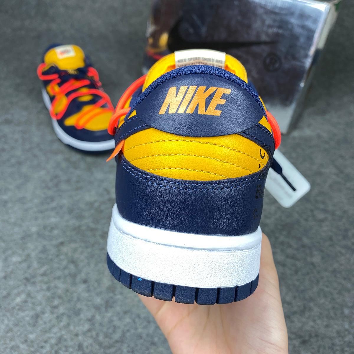 Off-White x Dunk Low 'University Gold'