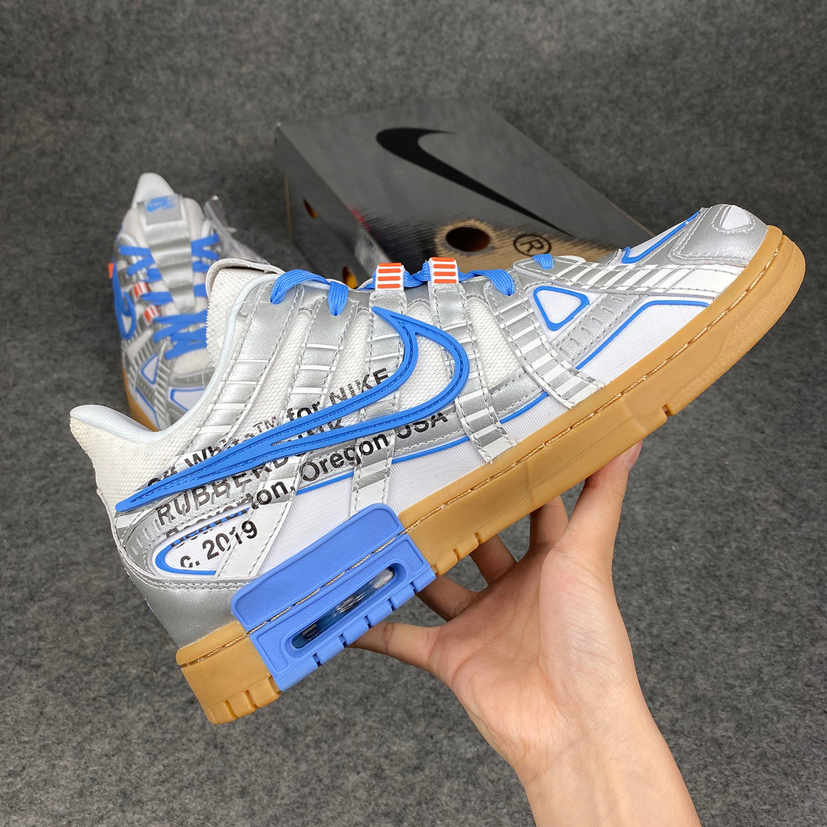 Off-White x Air Rubber Dunk 'University Blue'