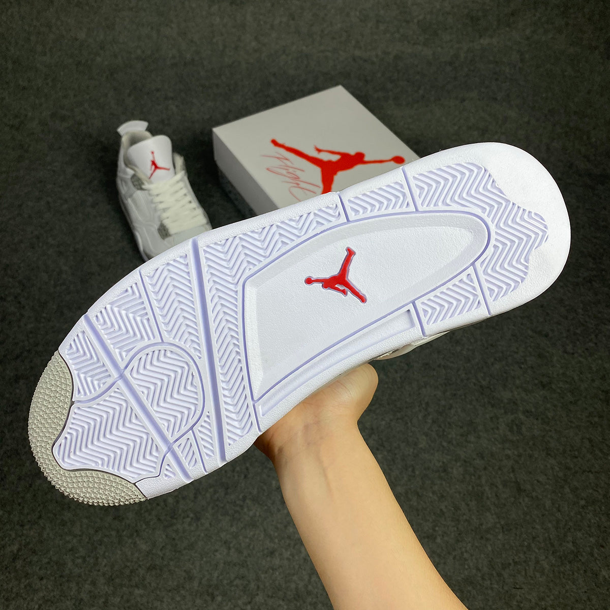 Air Jordan 4 Rétro 'Oréo Blanc' 