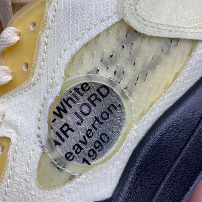 Off-White x Air Jordan 5 SP 'Sail'