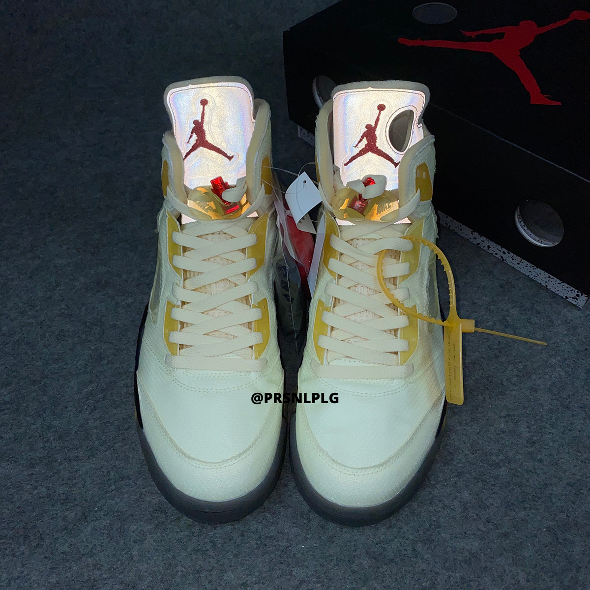 Off-White x Air Jordan 5 SP 'Sail'